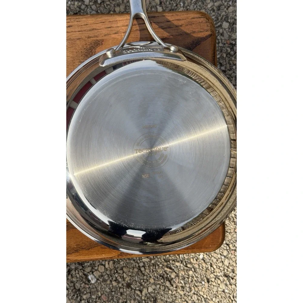 Technique Clad Tri-Ply Stainless Steel Fry‎ Pan Set 8